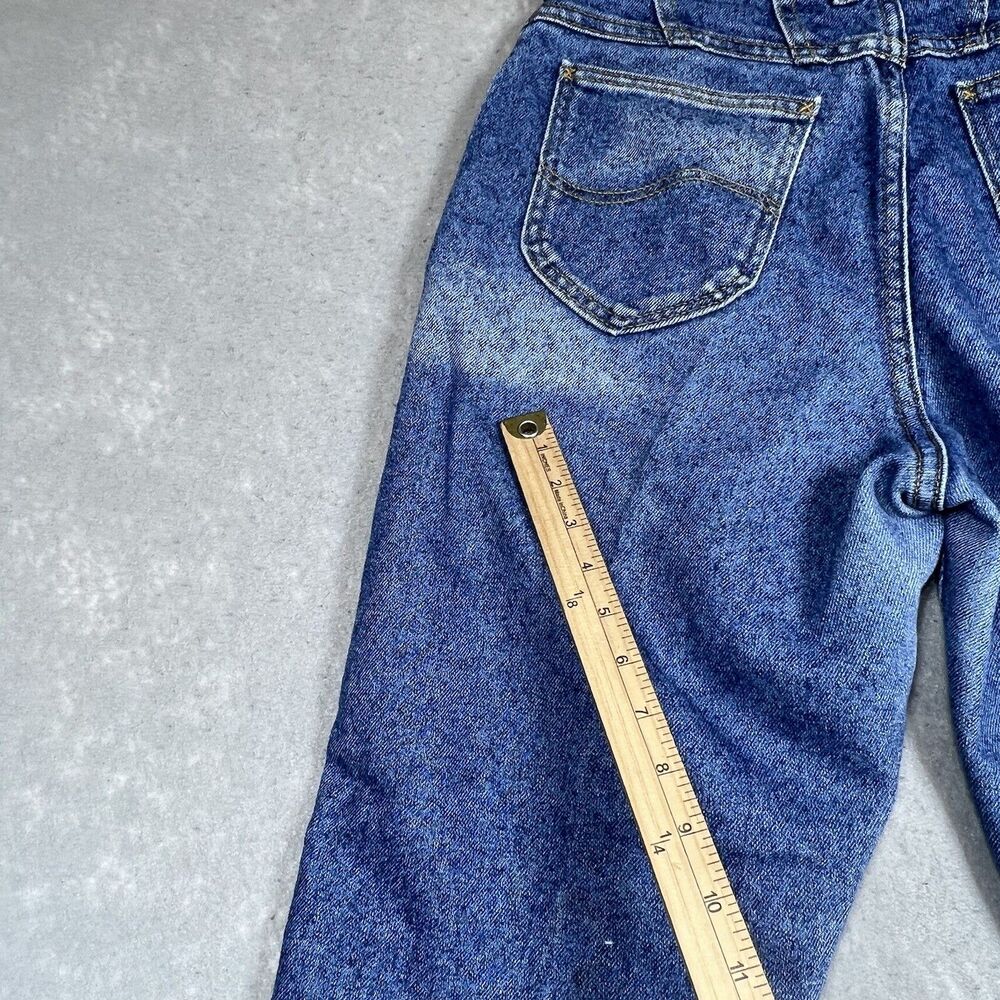 Vintage 80s LEE Sexy Chic Mom Tapered Jeans Womens SZ 31x30 High-Waist Acid-Wash - Picture 14 of 14